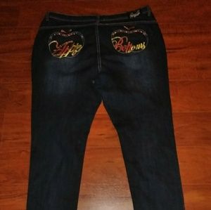 Apple Bottom Jeans W/ Embellished pockets